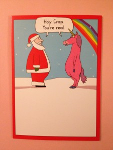 Enough with the rainbows and unicorns - let's get down to (Christmas) business!