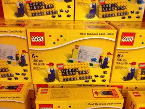 Make an impression at your next networking soiree by carrying your old-school business cards in a LEGO card holder!